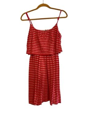 Giramoci Striped Pink & Light Gray Dress